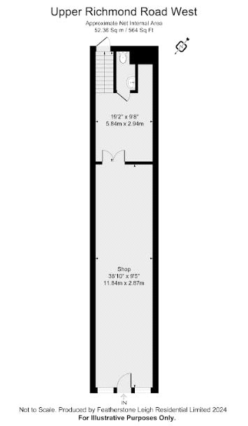 427, Upper Richmond Road West, London floorplan