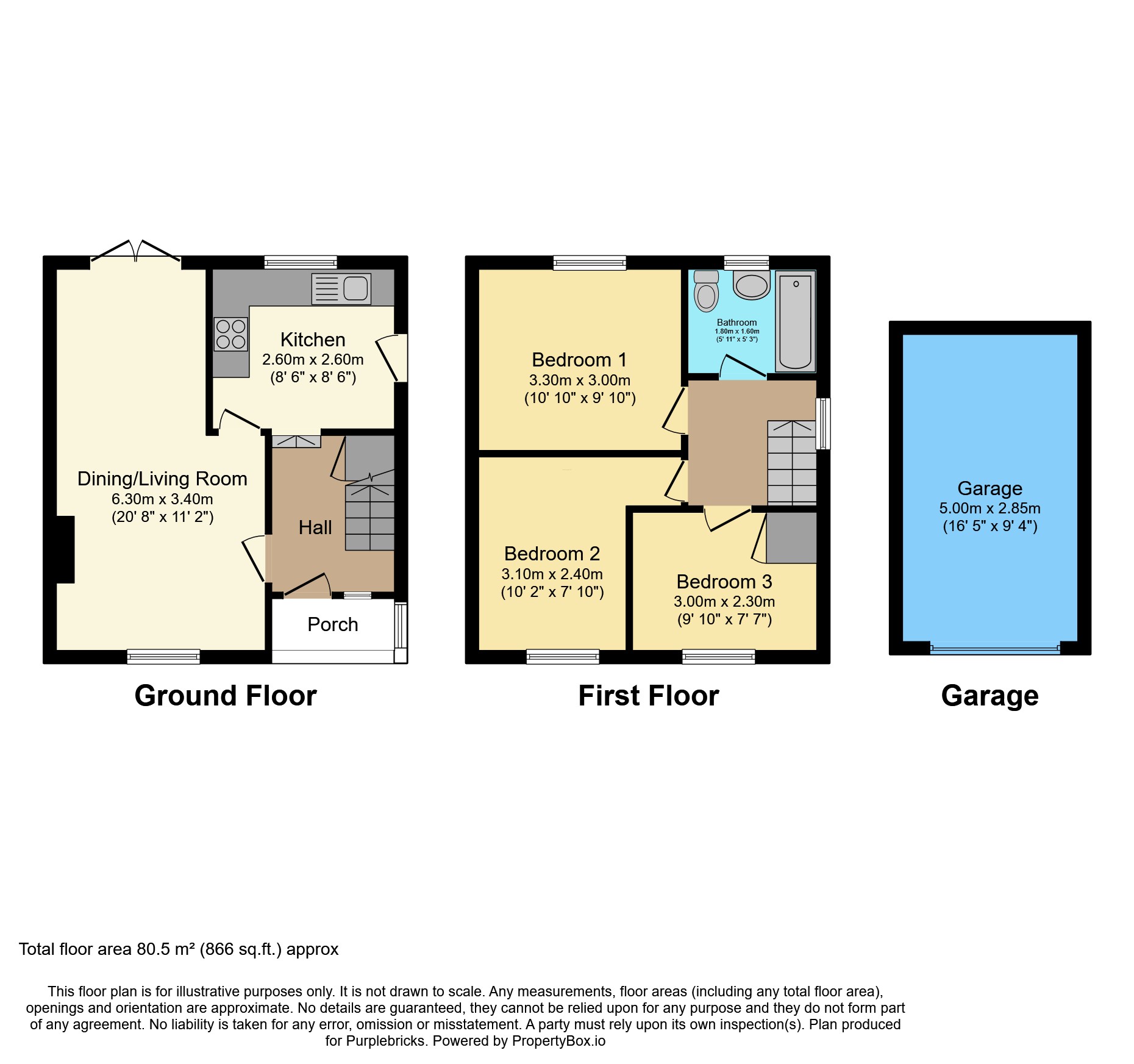 6, Heron Close, Norwich floorplan