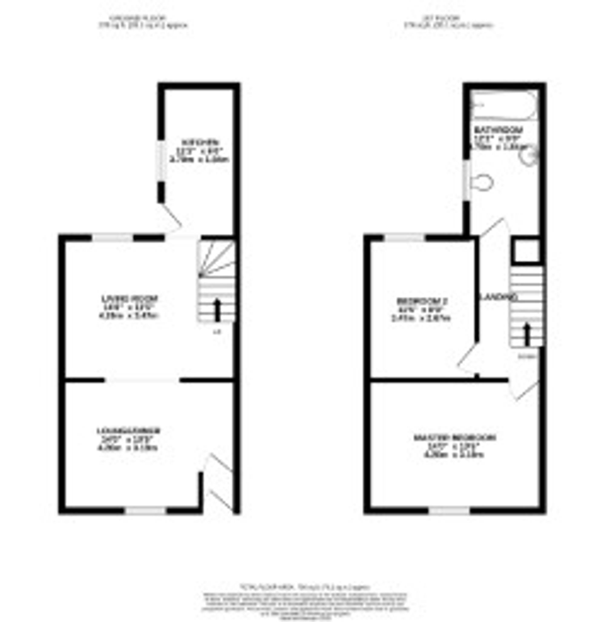 2 Oxford Street, Pontypool floorplan