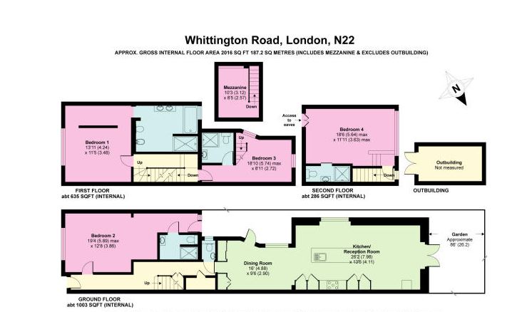 4 Bedrooms End terrace house for sale in Whittington Road, Wood Green, London N22