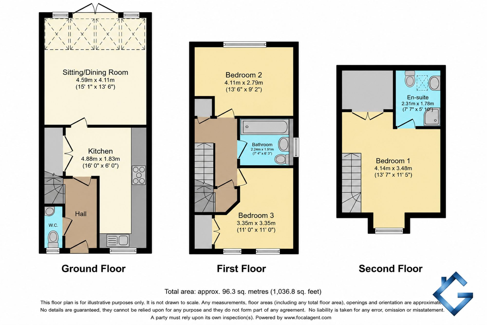 19 Yarnbrook Gardens, Trowbridge floorplan