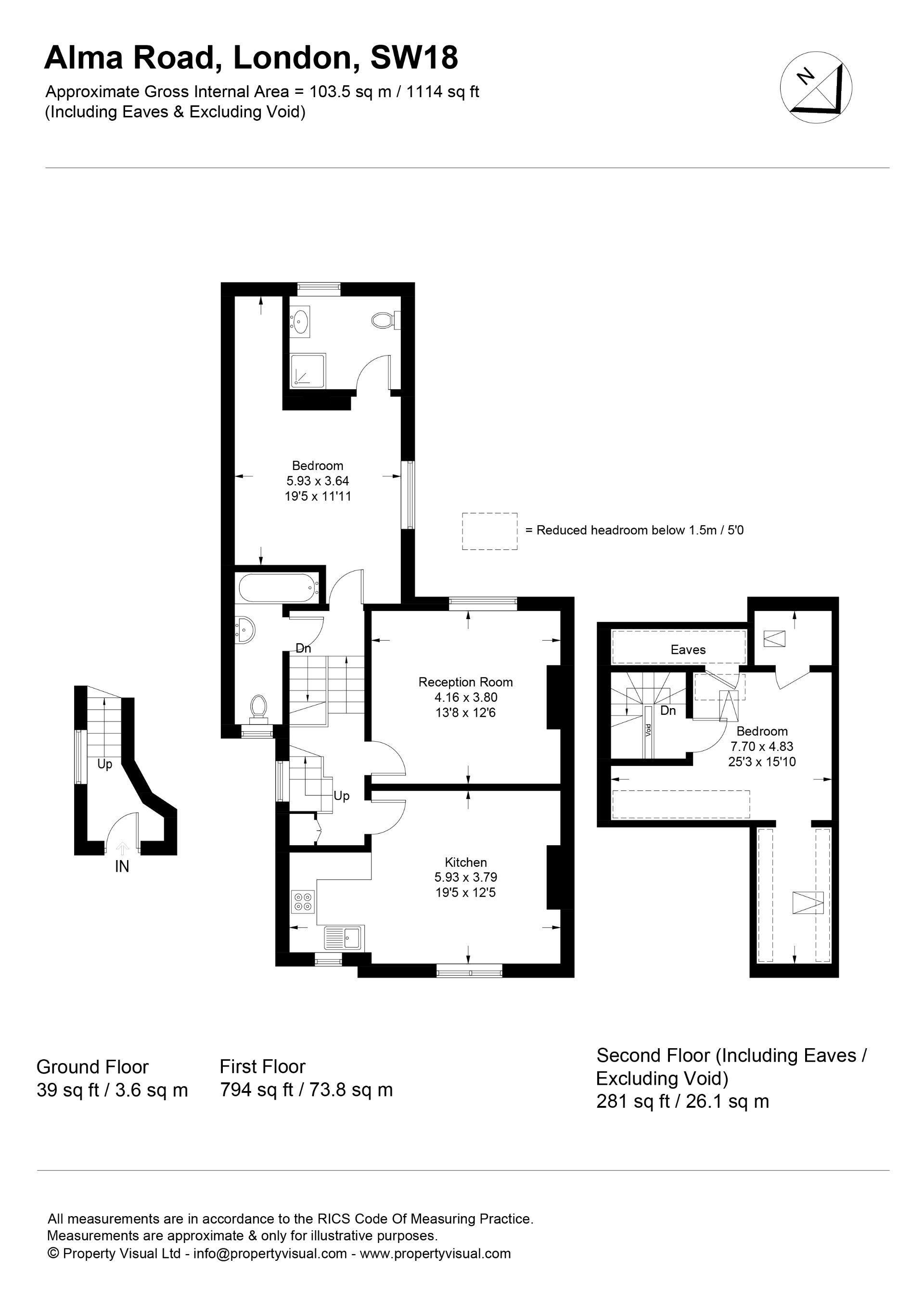 Alma Road, London floorplan