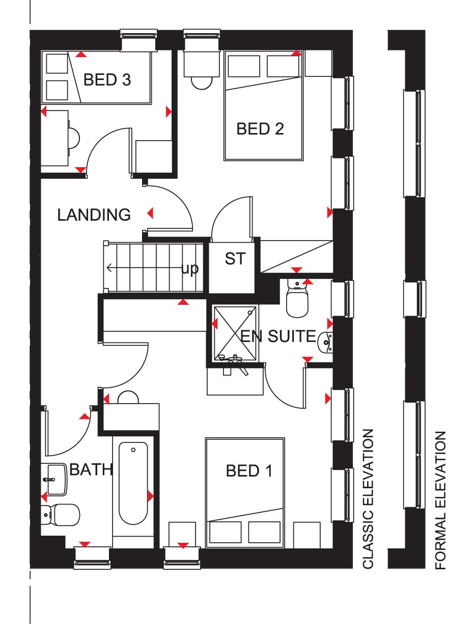 H7519234, Southern Cross, Wixams, Bedford floorplan