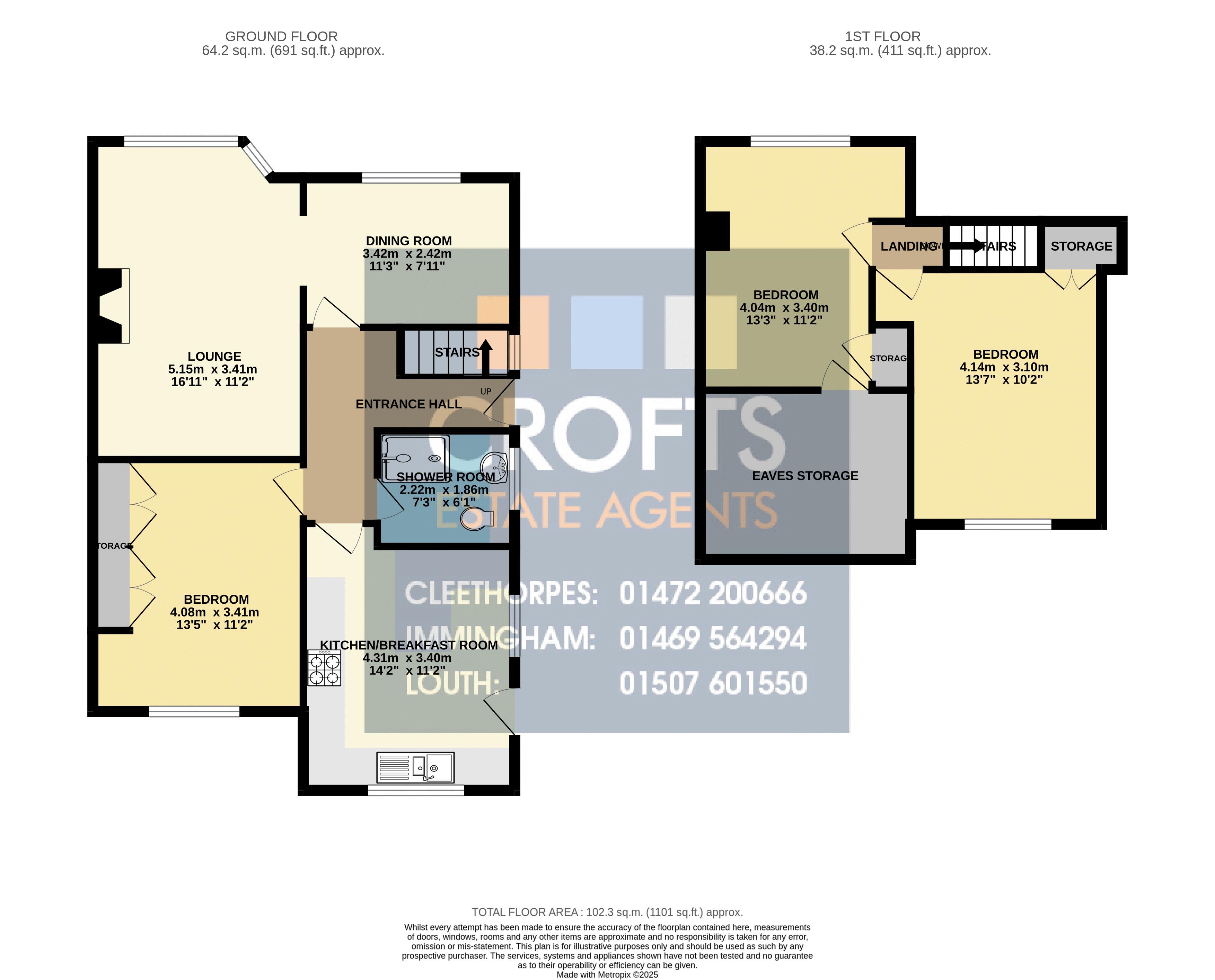 7, David Place, New Waltham floorplan
