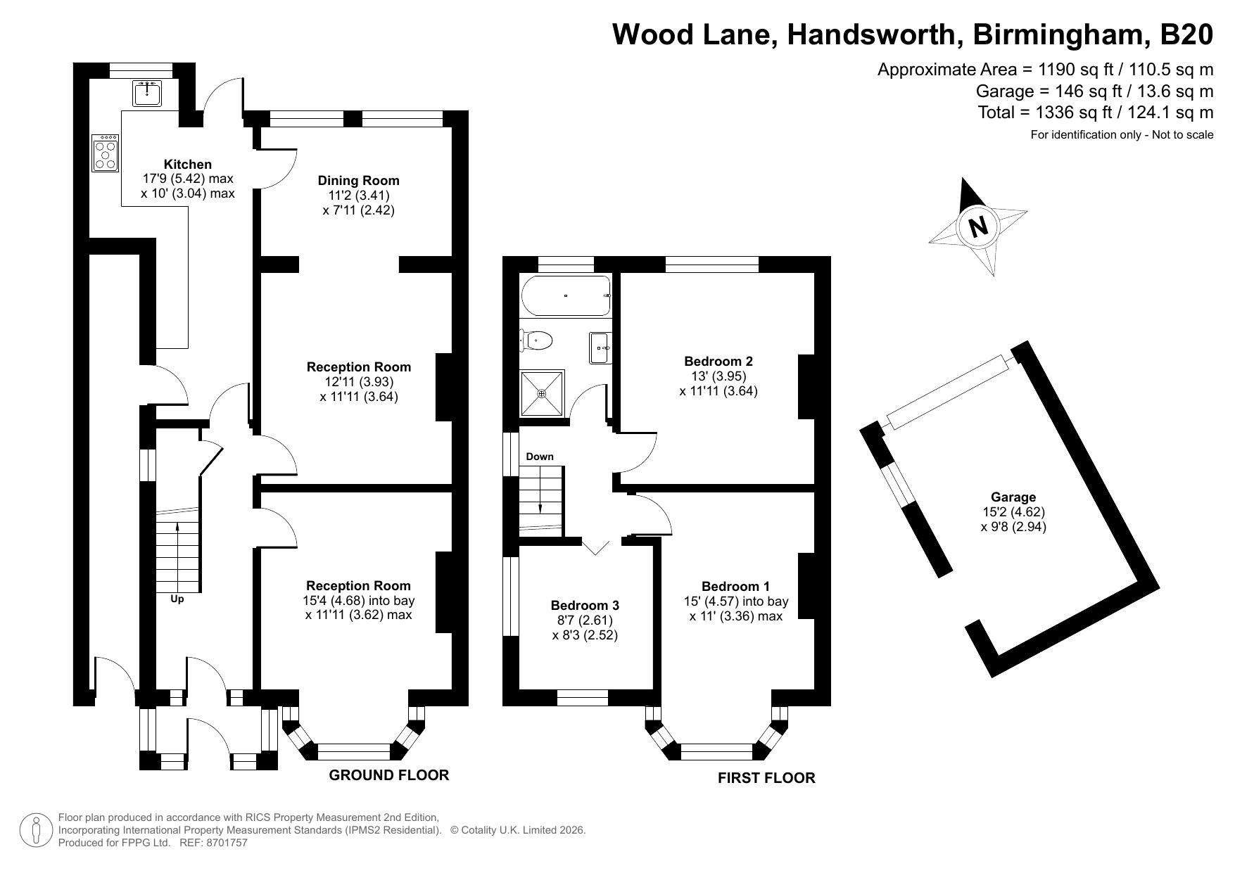 6, Wood Lane, Birmingham floorplan