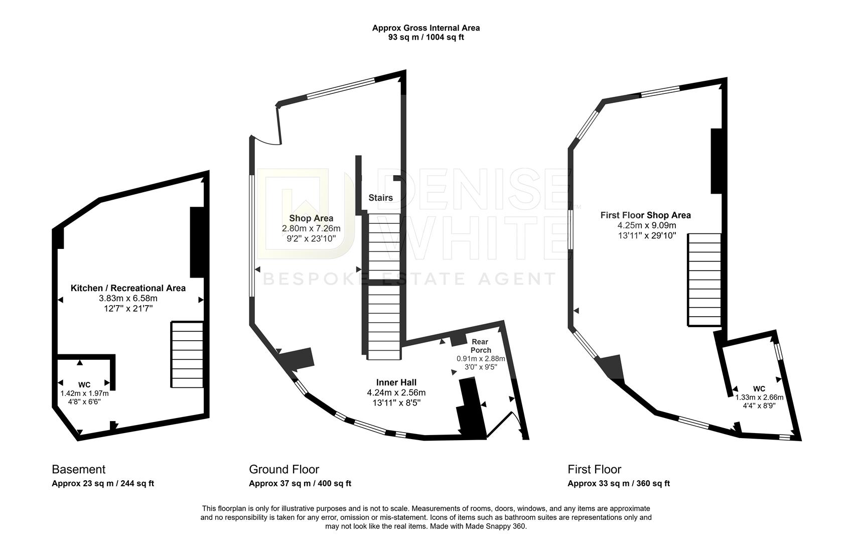 57, Stockwell Street, Leek floorplan