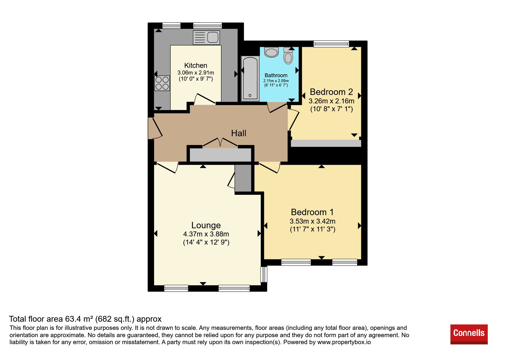 Flat 1, 8, Hengrove Way, BRISTOL floorplan
