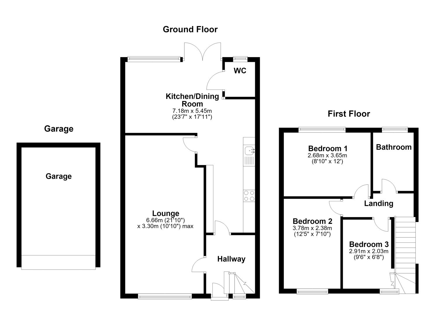 21, Aldridge Close, Chelmsford floorplan