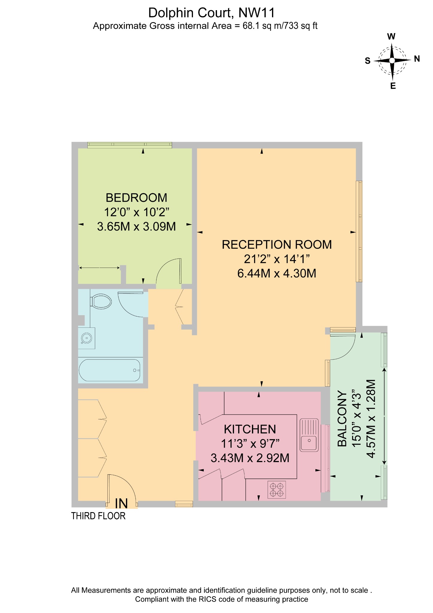 Dolphin Court, London floorplan