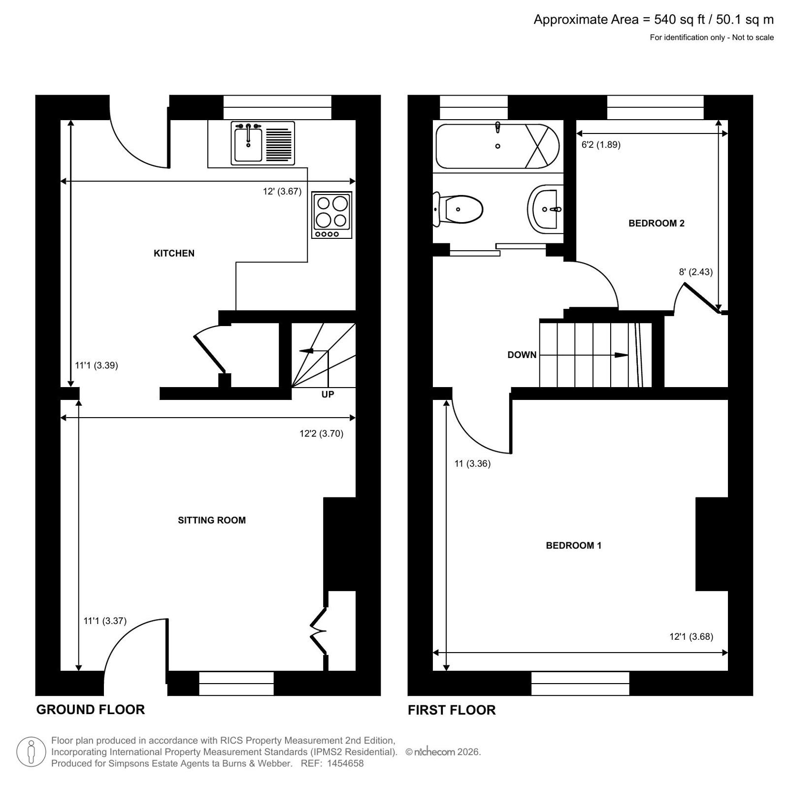 67B,, Upper Hale Road, Farnham floorplan