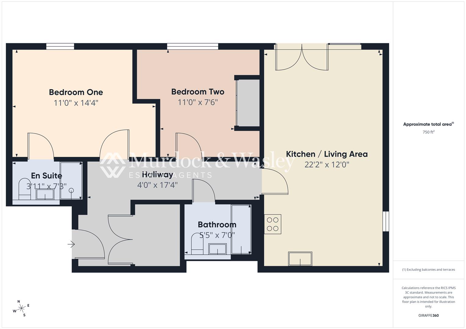 Flat 15, 2, Hobbs Way, Gloucester floorplan