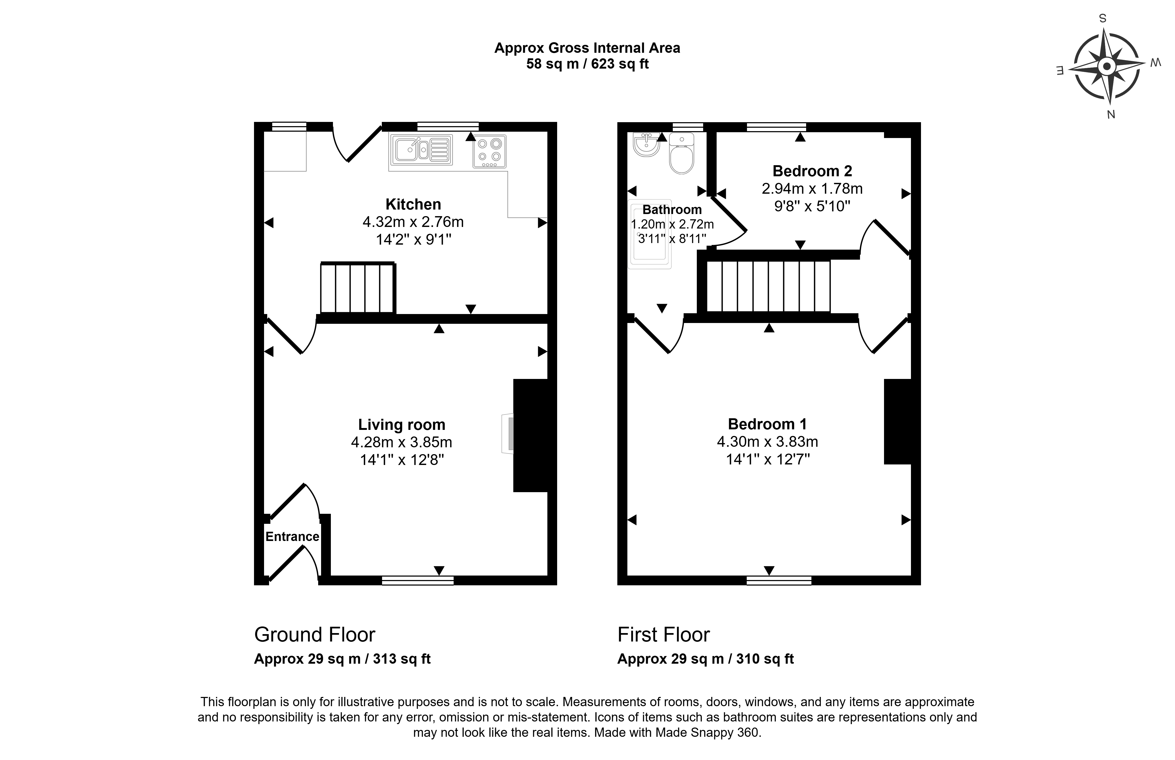 6, Regent Street, Bishop Auckland floorplan