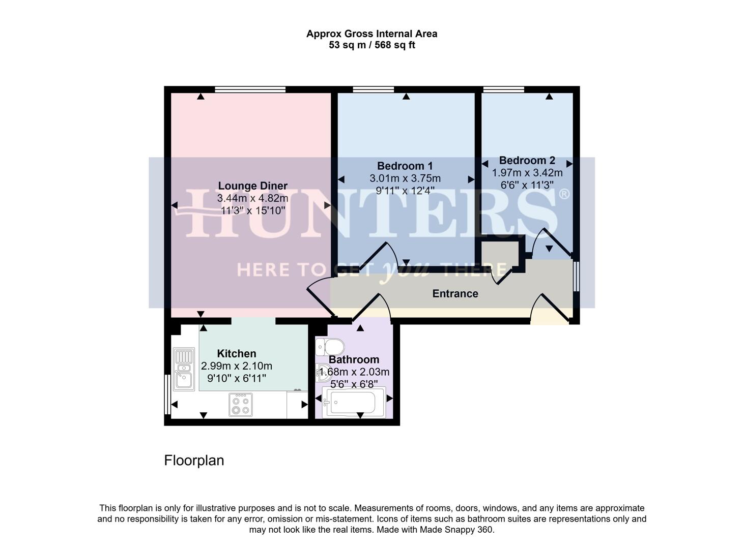 Lansdowne Grove, Wigston floorplan