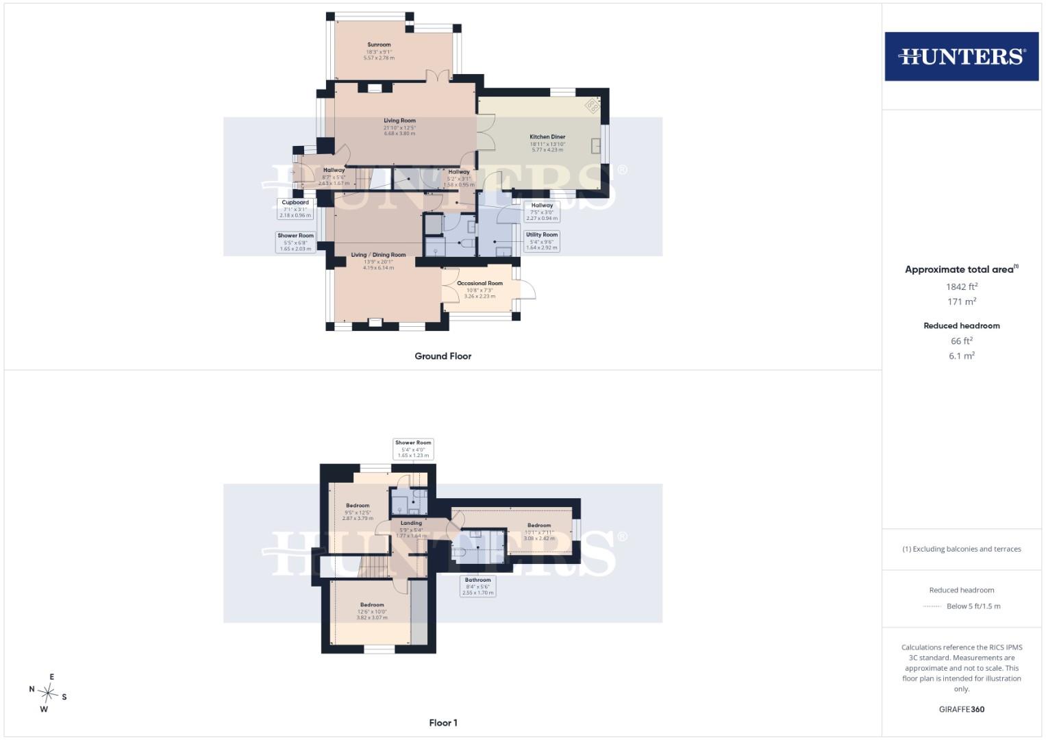 The Nutshell, Sands Road, Filey floorplan