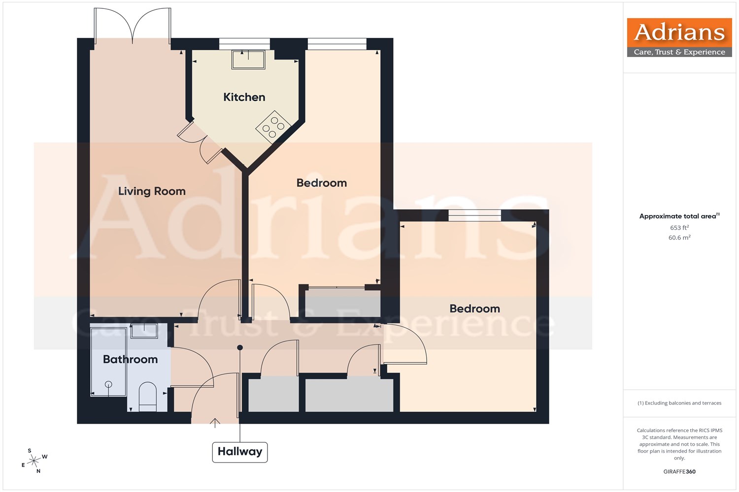 Flat 8, Chancellor Court, Broomfield Road, Chelmsford floorplan