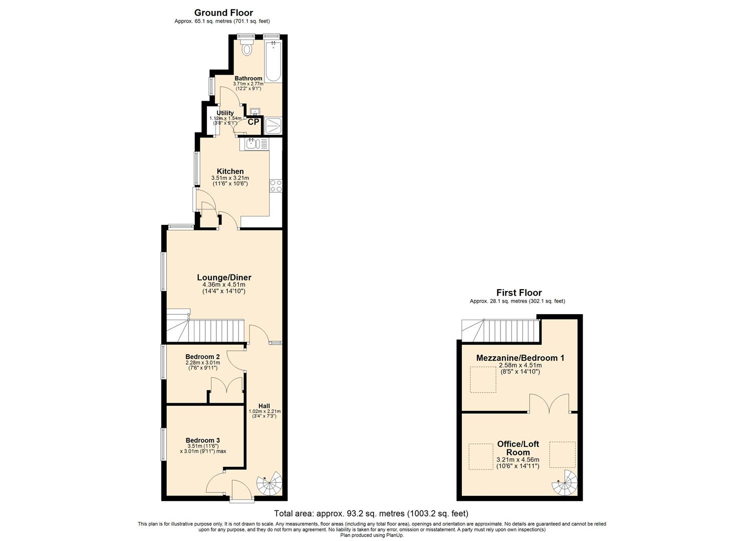 16, Poplar Road, Southam floorplan