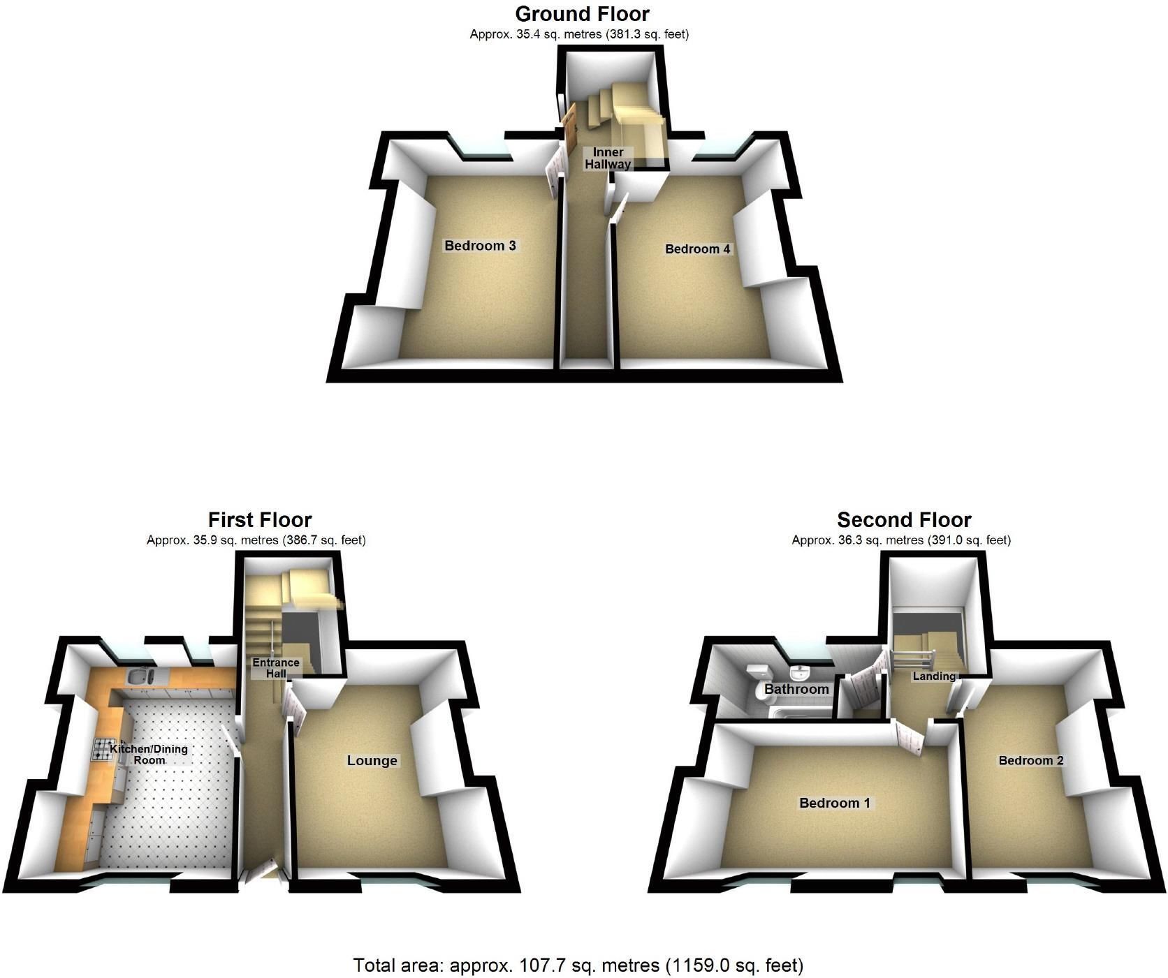 11 Brook Street East, Wellingborough floorplan
