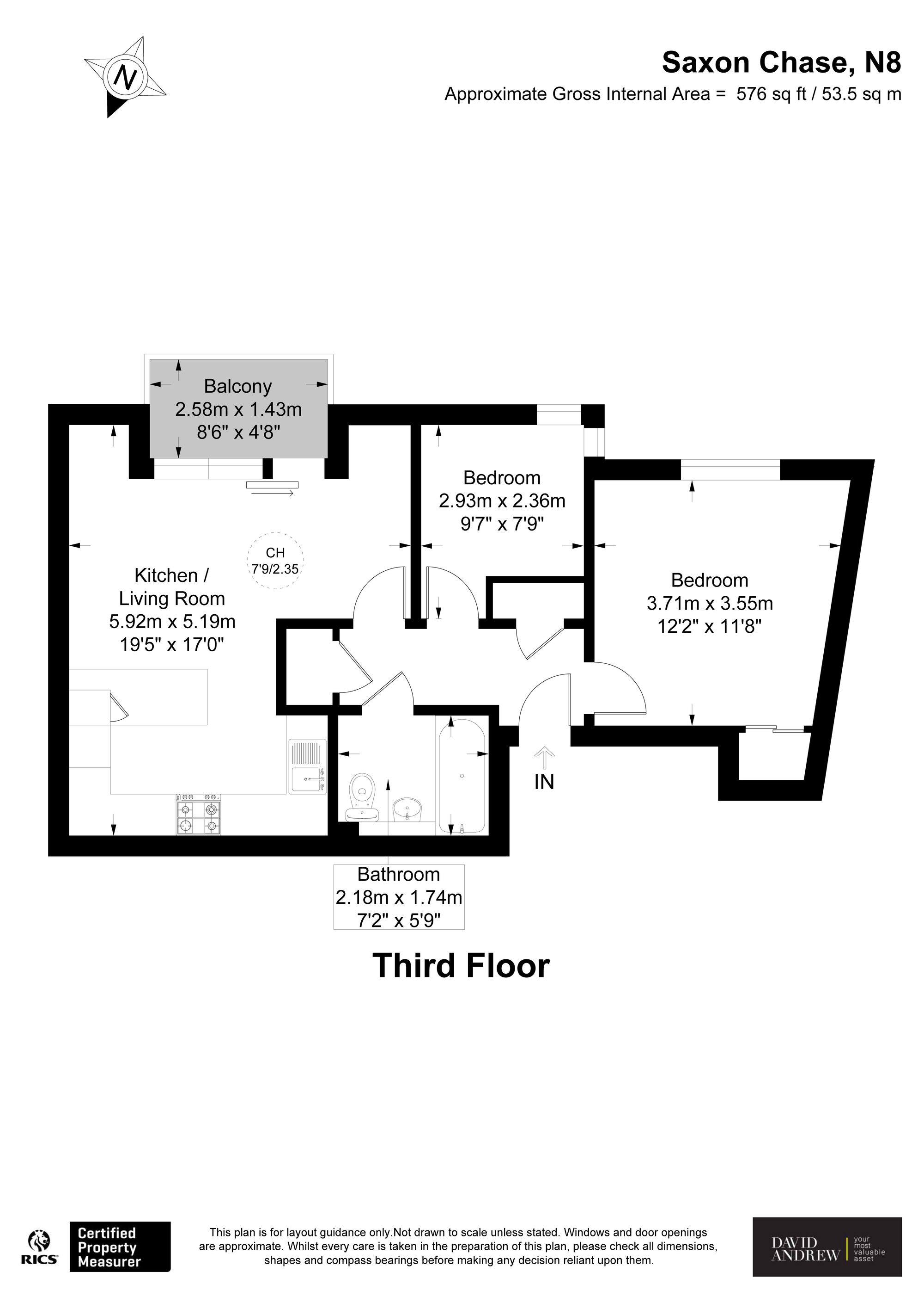 17 Saxon Chase Dickenson Road, London floorplan