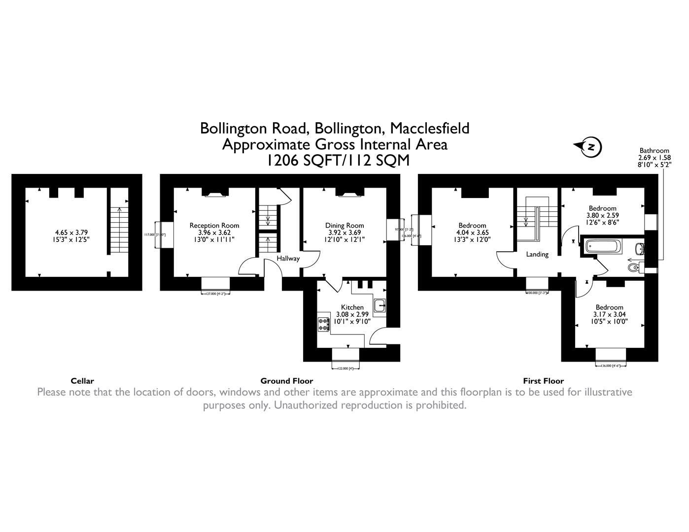 16, Bollington Road, Macclesfield floorplan