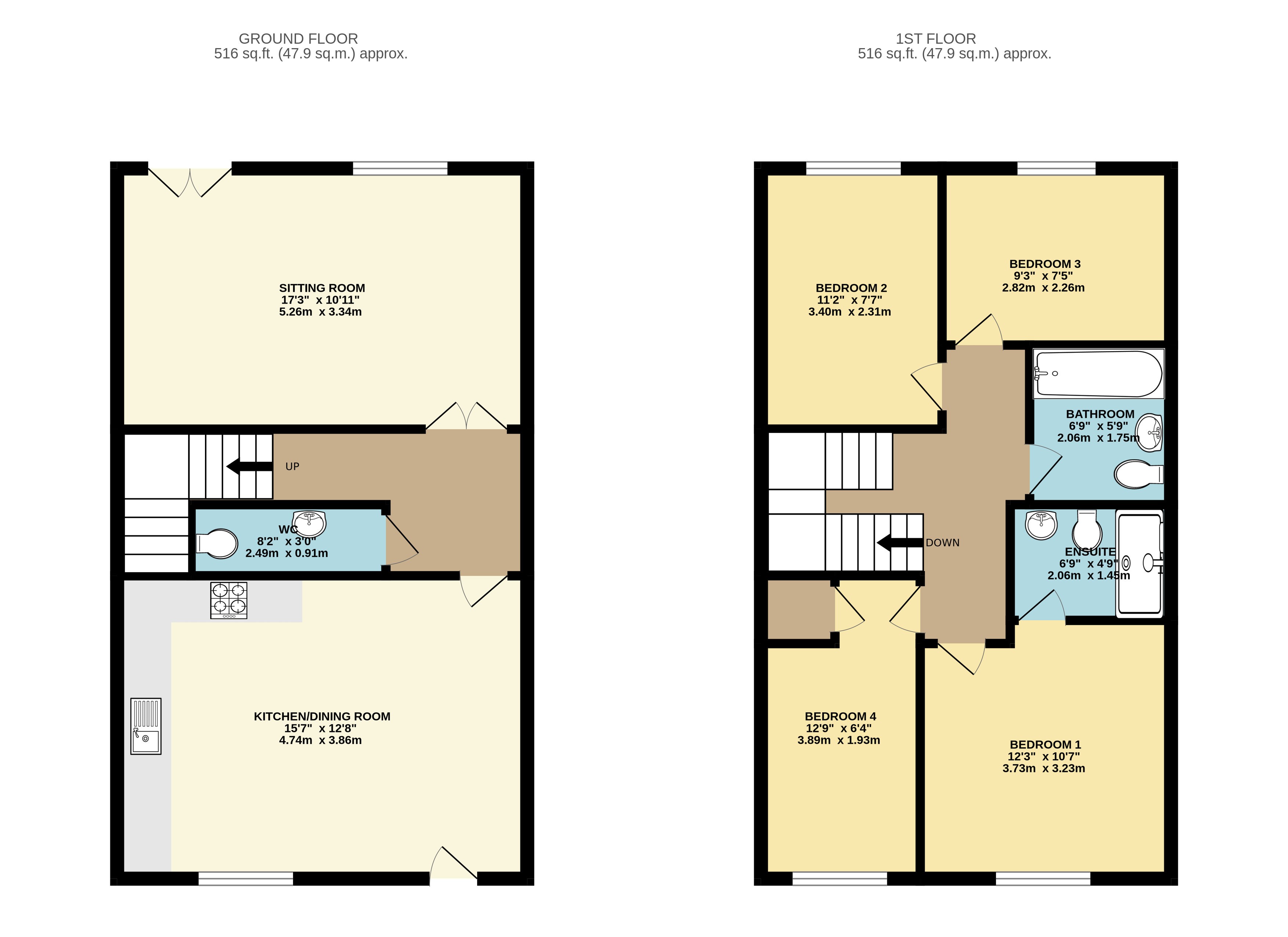 41, Mill View Lane, Bolton floorplan