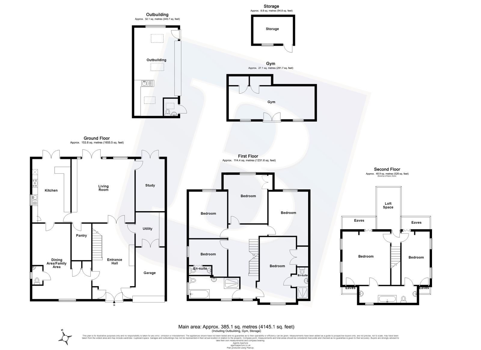 27, Brookside, Emerson Park floorplan