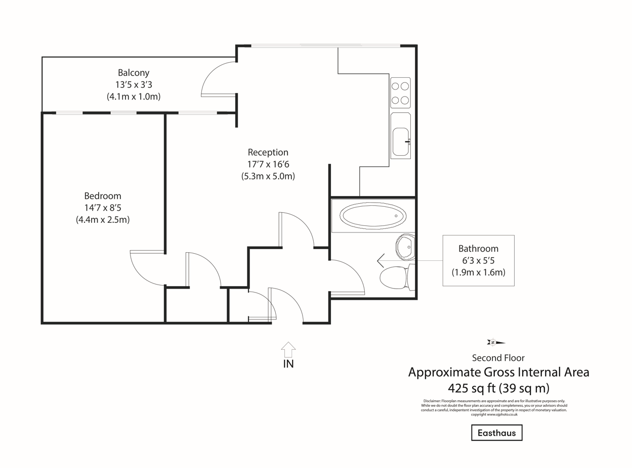 78 Fellows Court, Weymouth Terrace, London floorplan