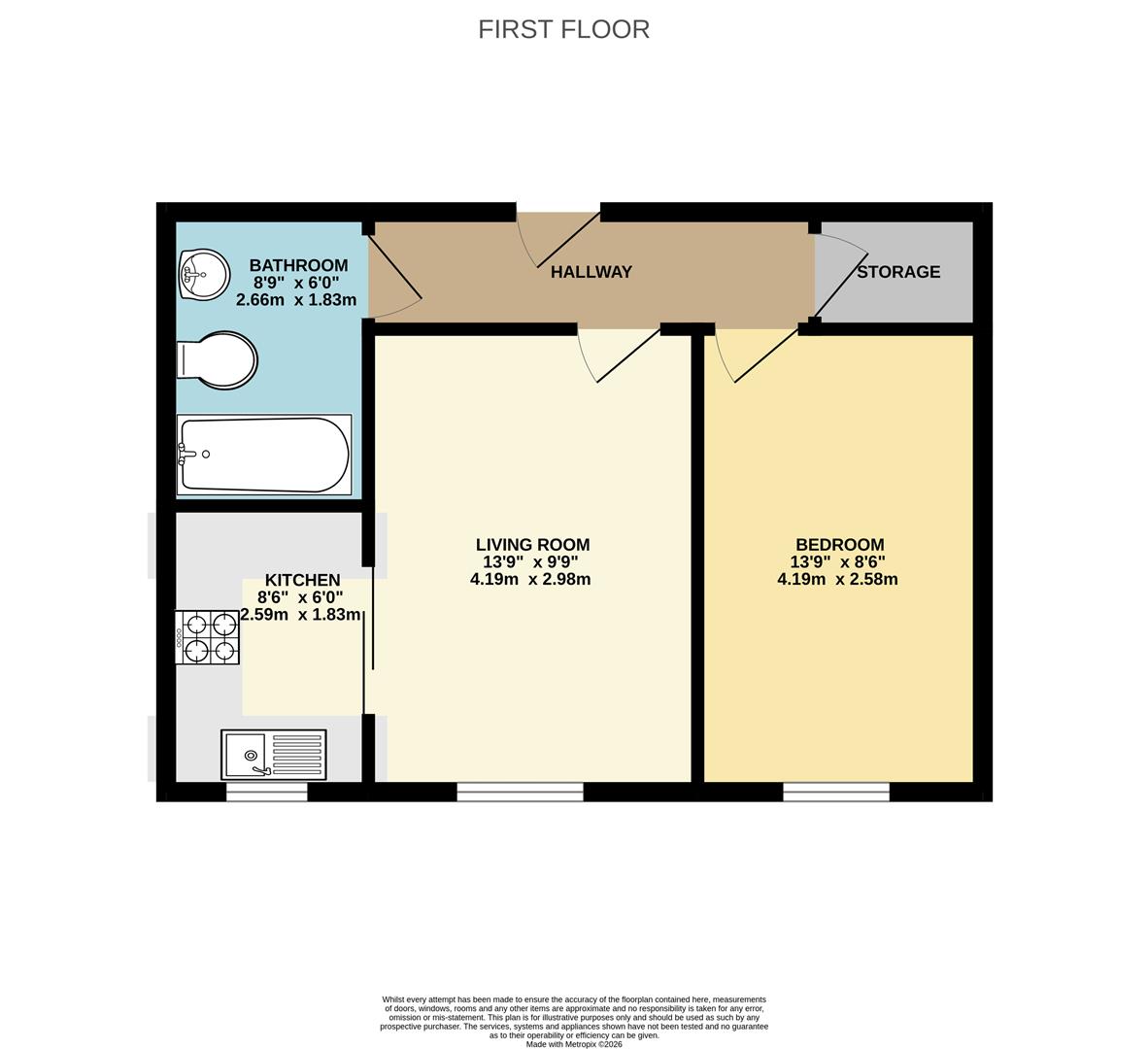 23, Willow Glen, Upper Glen Road, St Leonards On Sea floorplan