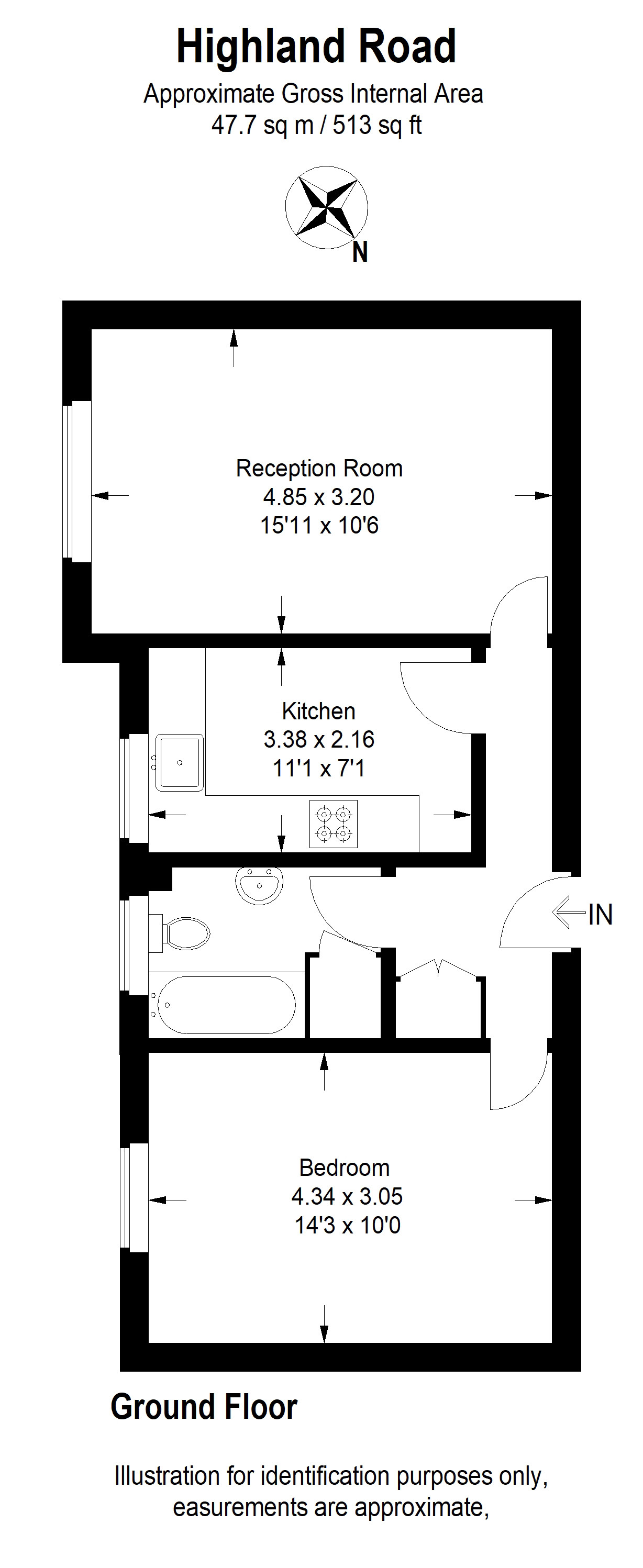 15 Highland Road, Bromley floorplan