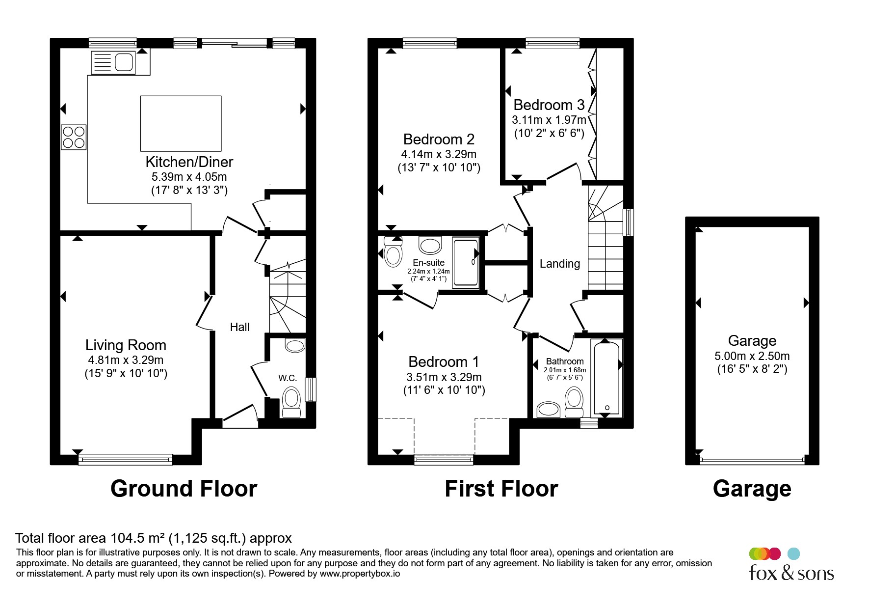2, Whalebone Wood Road, Crawley floorplan