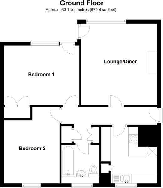 2 Bedrooms Flat for sale in St.Marys Court Melford Road, East Ham, London E6