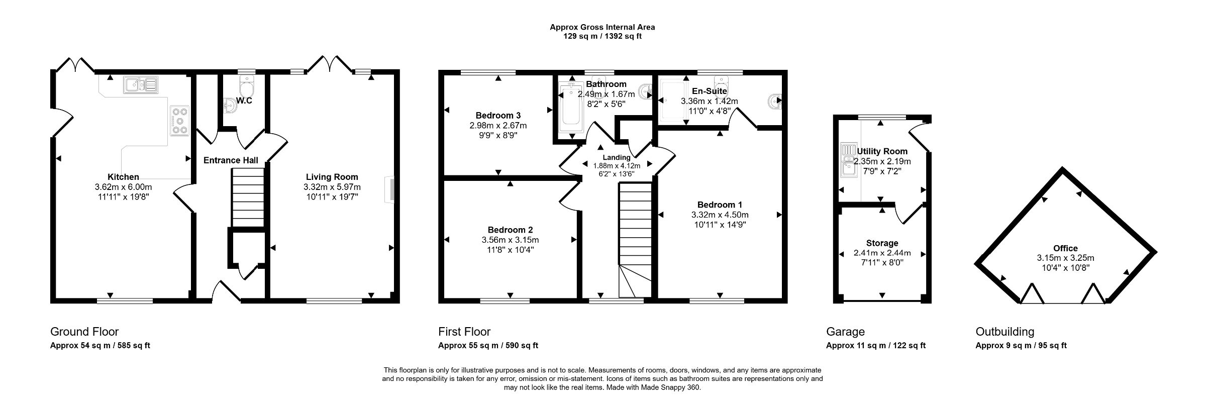 Brambly Hedge, East Grinstead floorplan