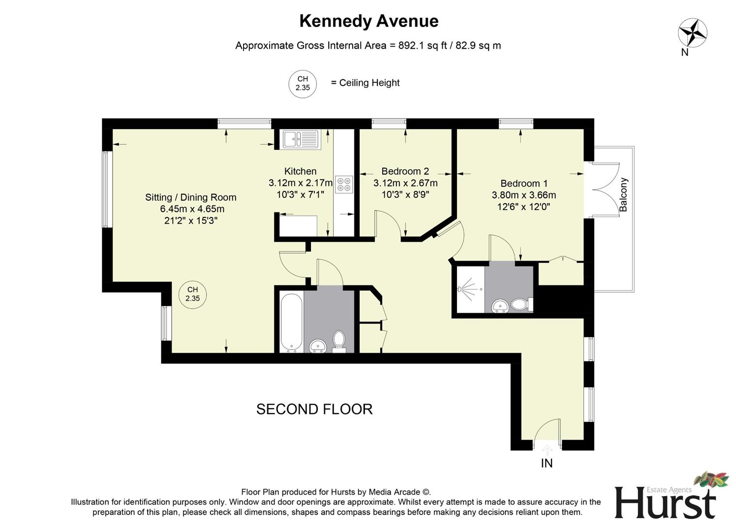 37, Kennedy Avenue, High Wycombe floorplan