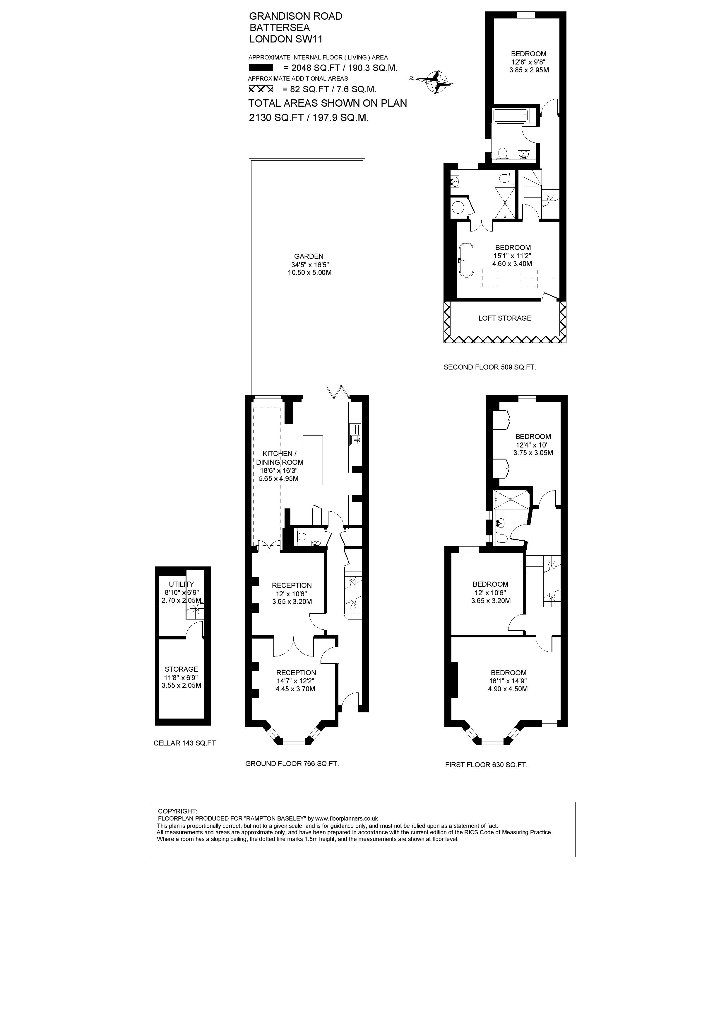 27, Grandison Road, London floorplan