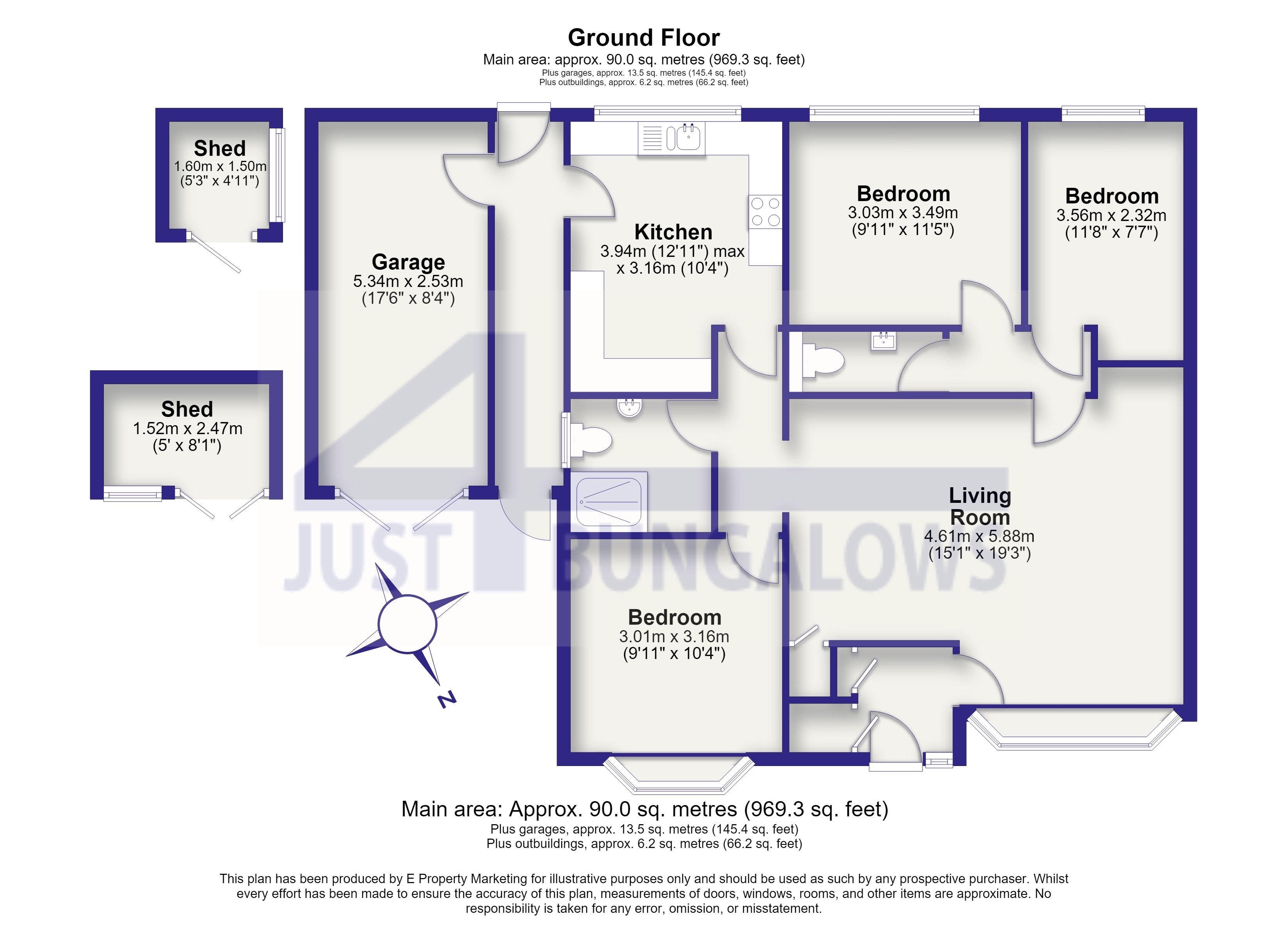 1, Dukes Meadow, Pagham, Bognor Regis, West Sussex floorplan