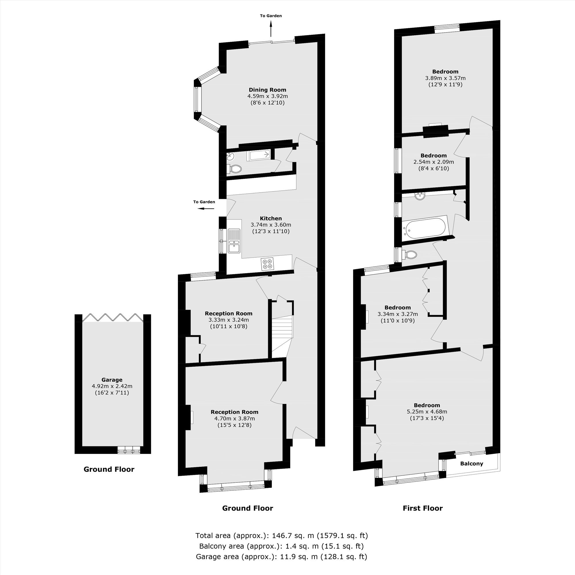 22, Woodhurst Road, London floorplan