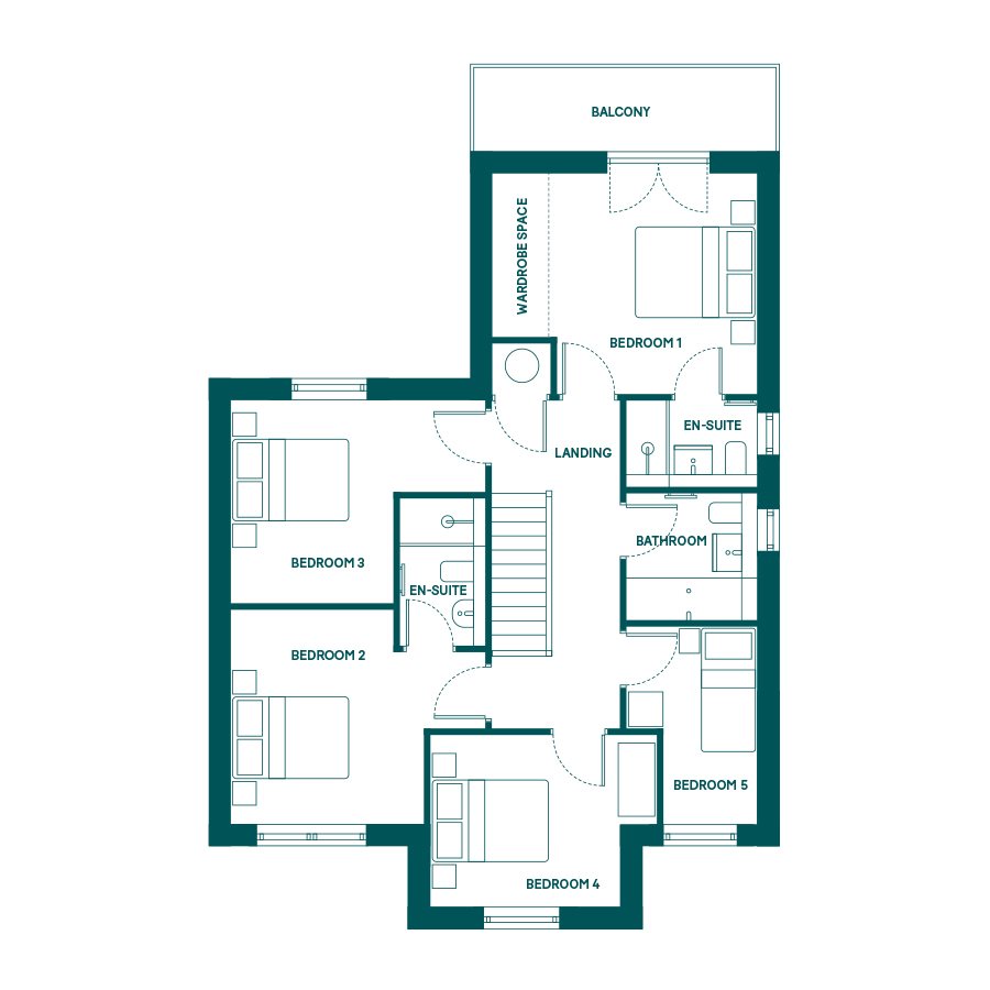 Plot 65, The Beaumont, Cathedral Meadows, Station Road, Durham floorplan