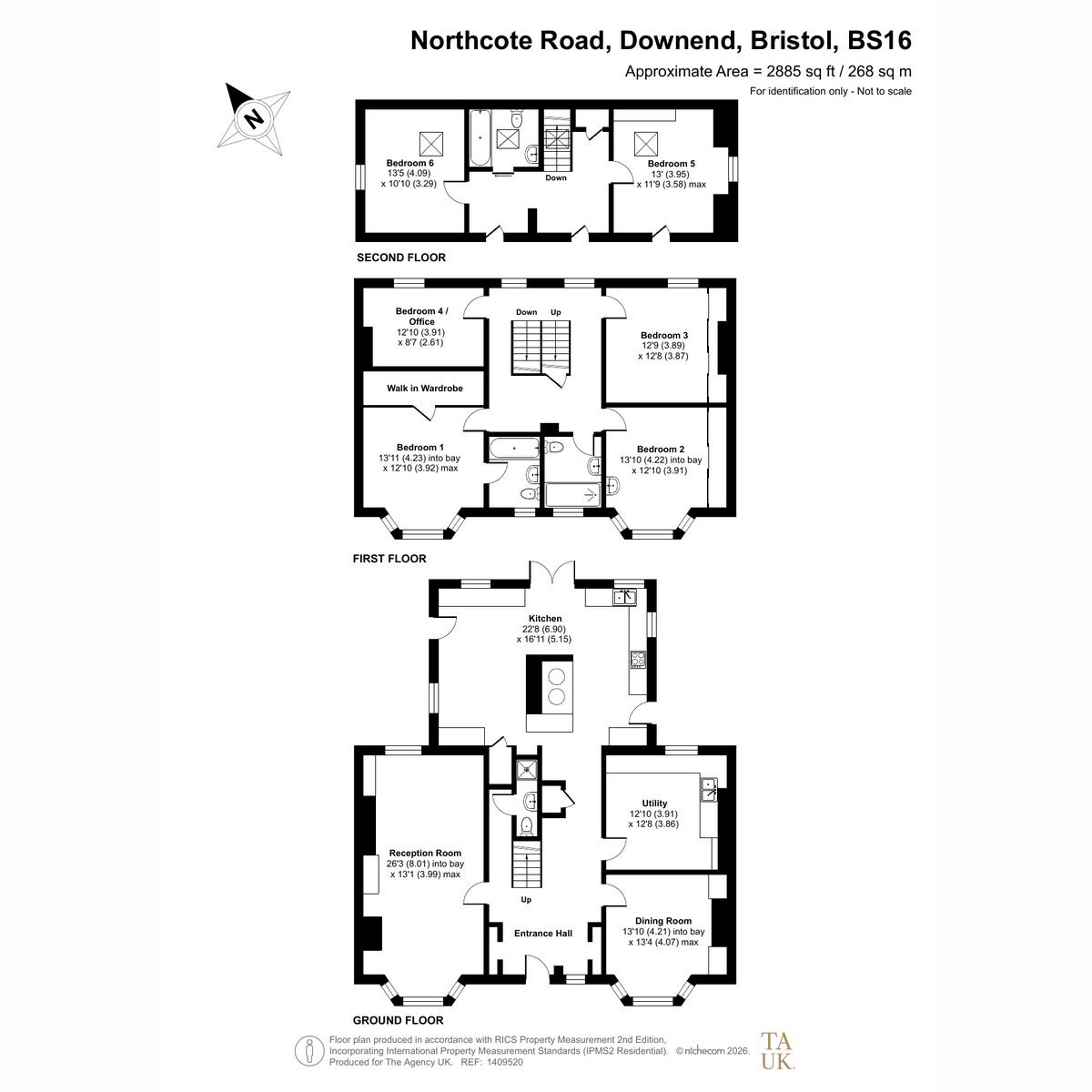 120, Northcote Road, Bristol floorplan