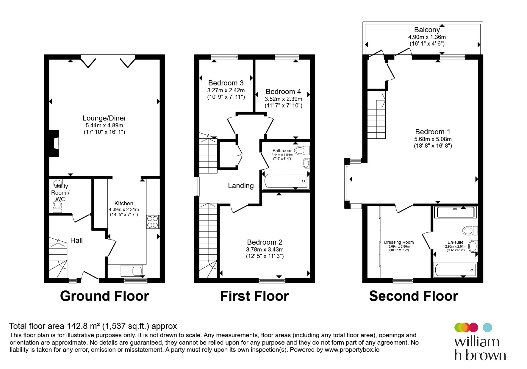 24, High Chase, Harlow floorplan