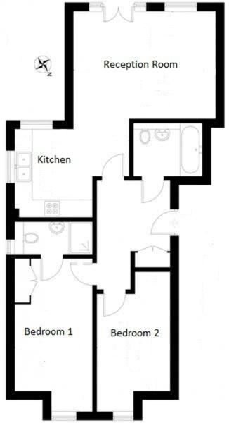 Flat 3, 90b, Plaistow Lane, Bromley floorplan