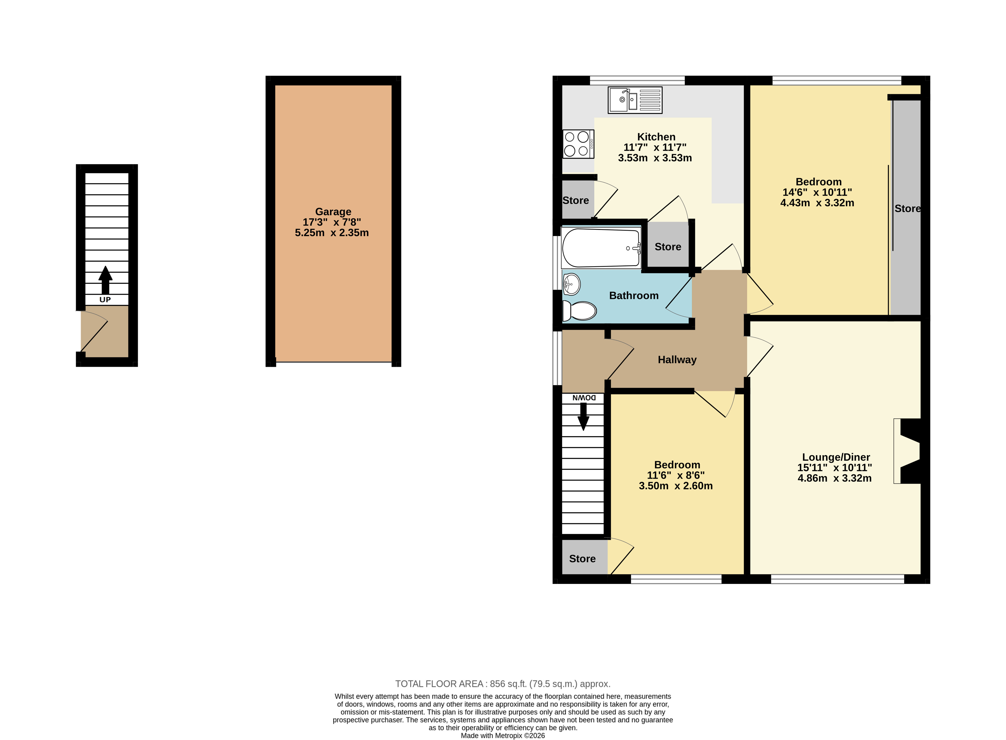52, Raymond Avenue, Kent floorplan