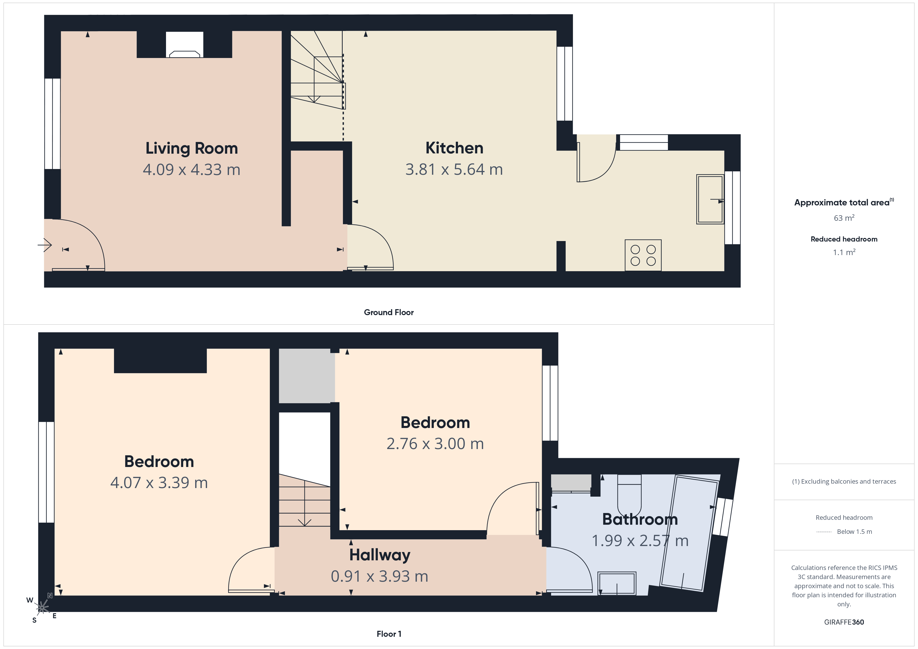 3, Hebron Road, Bristol floorplan