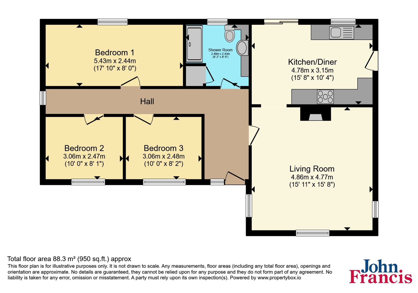 Tididi,, Blaenycoed, Carmarthenshire floorplan
