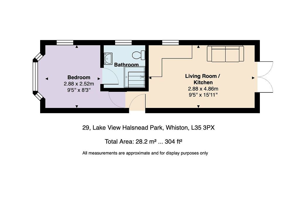 29, Lake View, Prescot floorplan