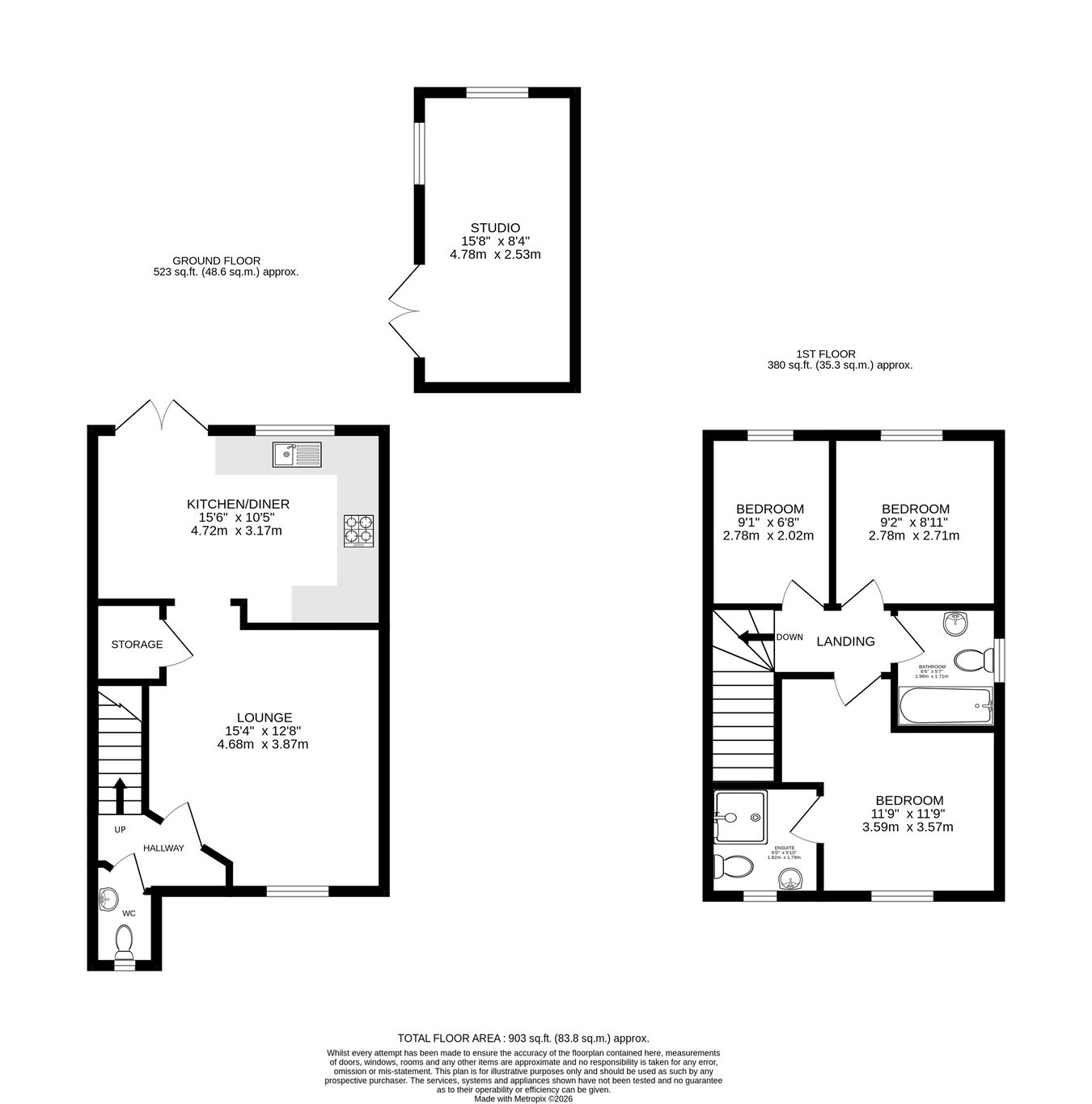 19, Belfrey Close, Milford Haven floorplan