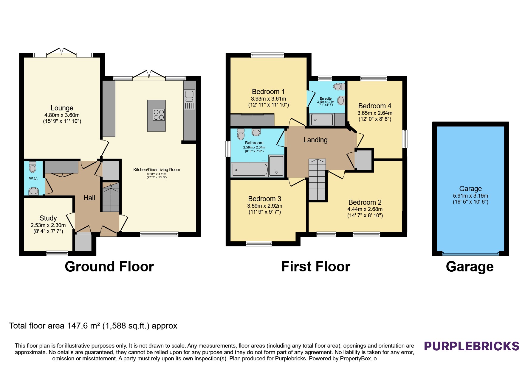 3, Lapwing Drive, Congleton floorplan