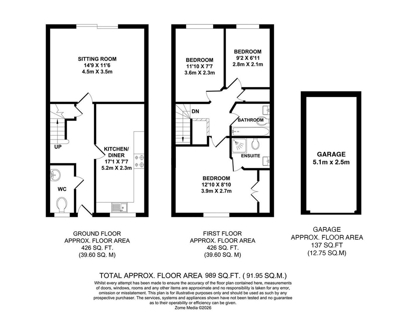Sandow Place Kings Hill, Kings Hill floorplan