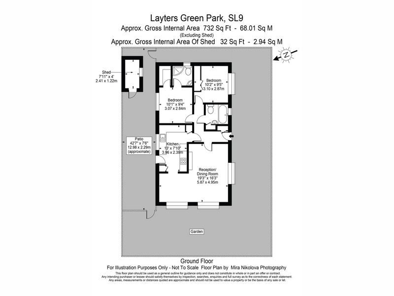 23 Layters Green Mobile Home Park, Chalfont St Peter floorplan