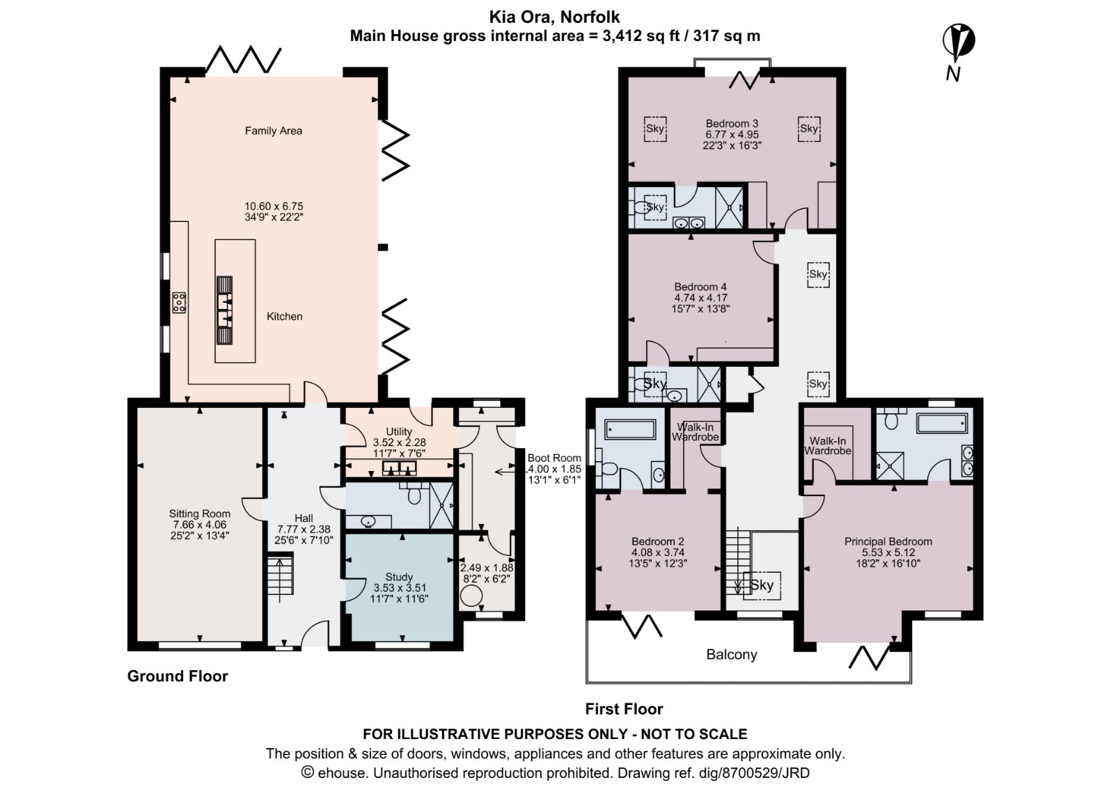 Kia Ora,, Main Road, King's Lynn floorplan