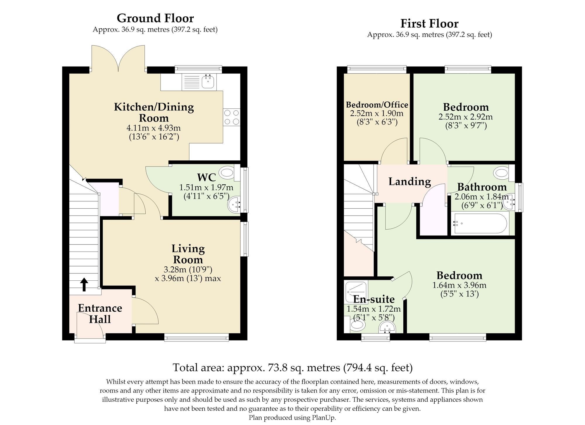 7 Shorten Place, Great Yarmouth floorplan