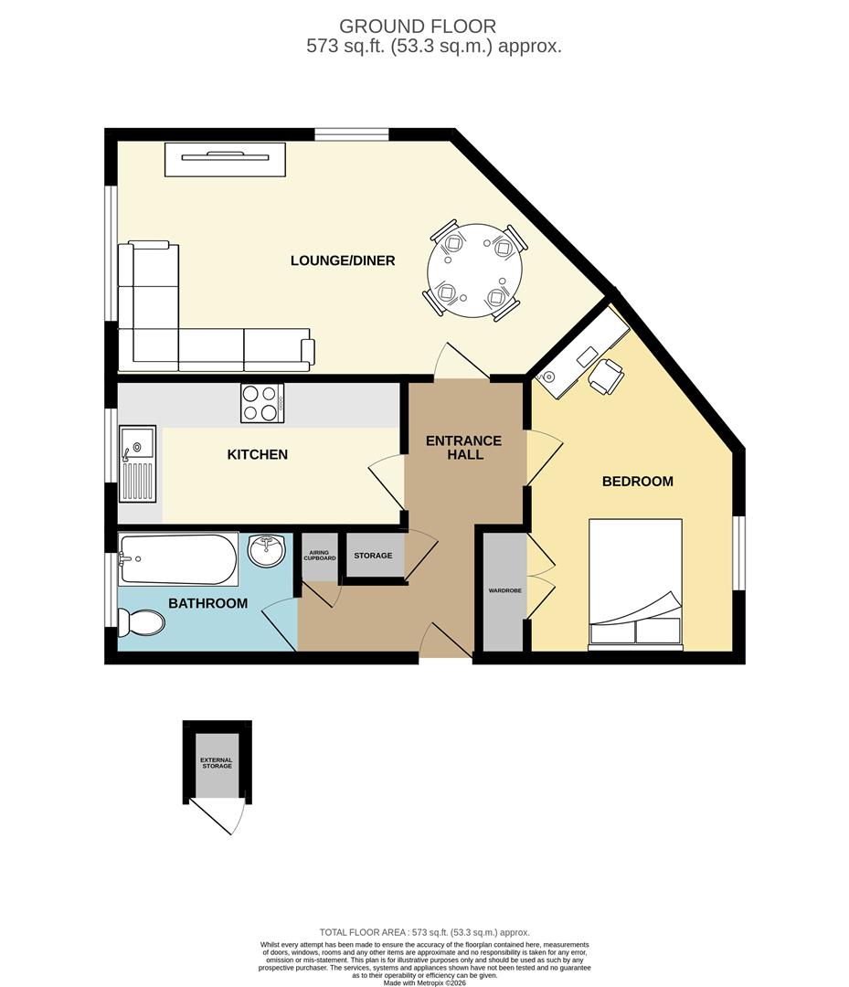 15, Canon Court, Basildon floorplan